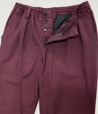 MARNI PUMU0017A 総ゴムパンツ ボルドー メンズ SIZE 46 マルニ