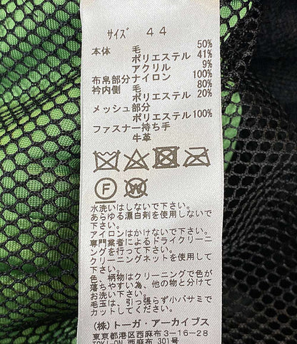 TOGA ブルゾン ブラック×イエロー tv22-jc357 メンズ SIZE 44 トーガ