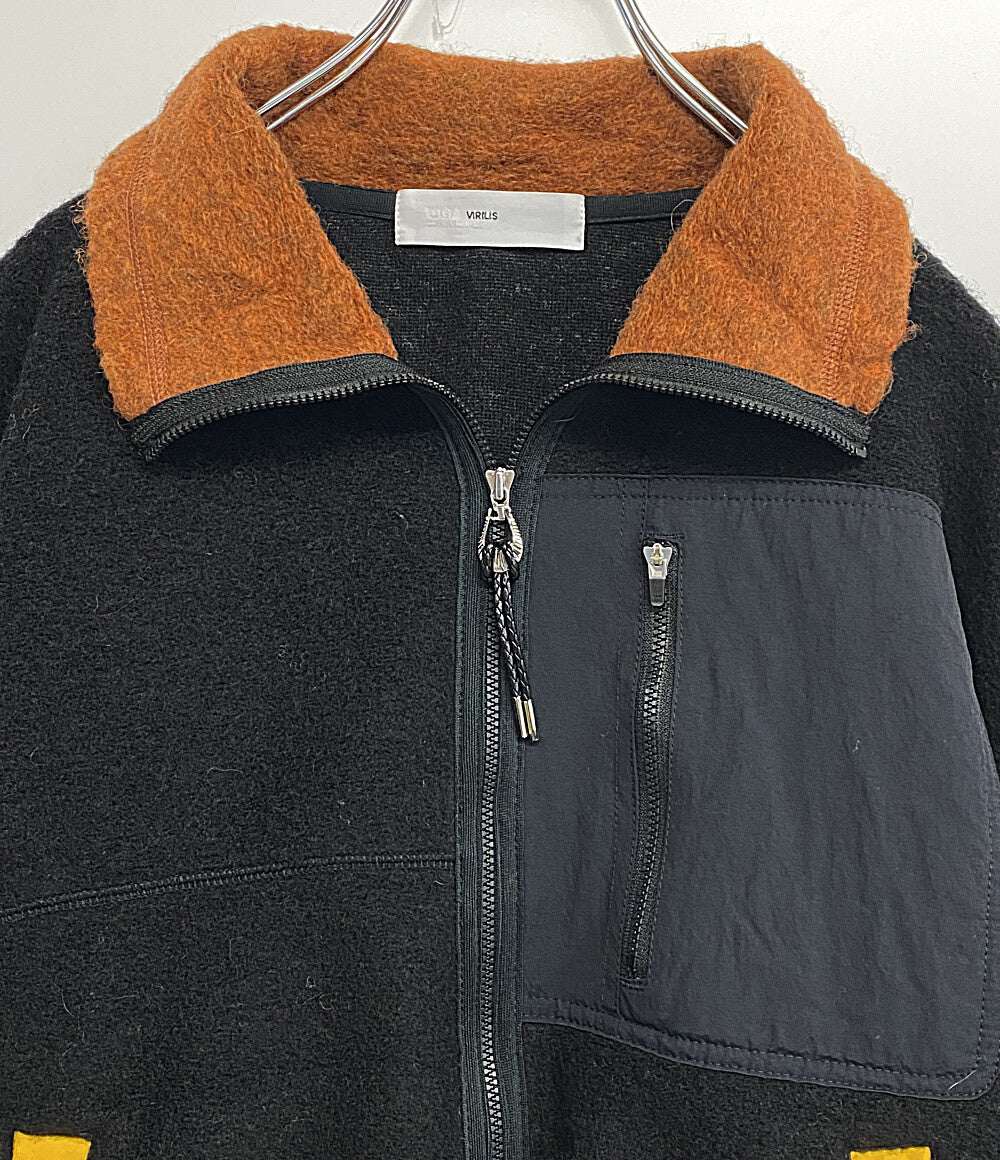 TOGA ブルゾン ブラック×イエロー tv22-jc357 メンズ SIZE 44 トーガ