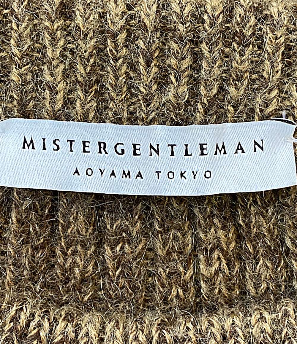 MISTERGENTLEMAN ニット ブラウン系マルチ MGT-KN10 メンズ SIZE S ミスタージェントルマン