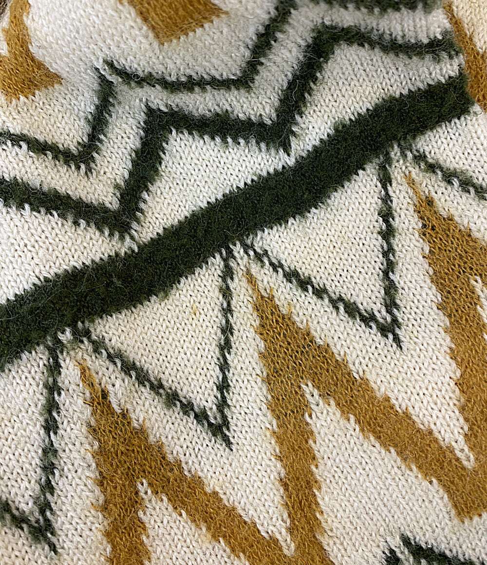 MISTERGENTLEMAN ニット ブラウン系マルチ MGT-KN10 メンズ SIZE S ミスタージェントルマン