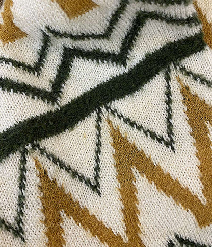 MISTERGENTLEMAN ニット ブラウン系マルチ MGT-KN10 メンズ SIZE S ミスタージェントルマン