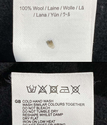 RAF SIMONS × FRED PERRY フレッドペリー プリントパッチセーター SK9030 メンズ SIZE S ラフシモンズ