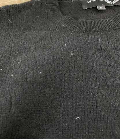 RAF SIMONS × FRED PERRY フレッドペリー プリントパッチセーター SK9030 メンズ SIZE S ラフシモンズ