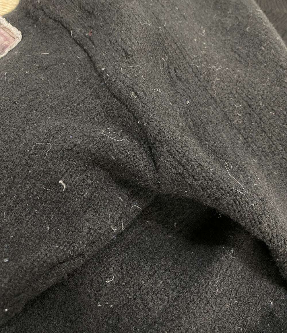 RAF SIMONS × FRED PERRY フレッドペリー プリントパッチセーター SK9030 メンズ SIZE S ラフシモンズ