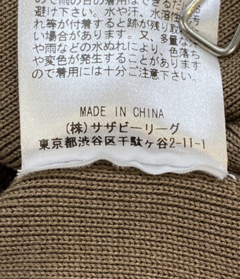 ebure エブール 長袖カーディガン Vネック ブラウン レディース SIZE