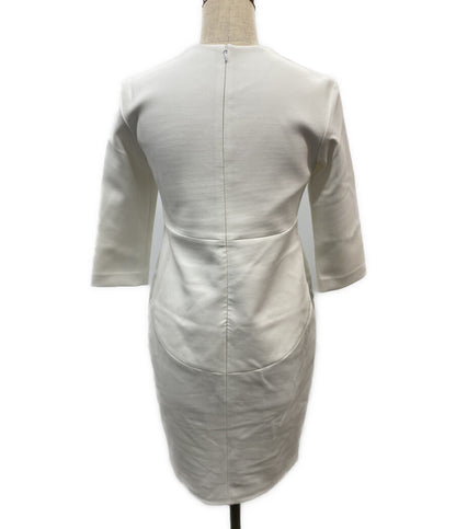 YOKO CHAN 七分袖ワンピース YCD-923-867 パール レディース SIZE 36 ヨーコチャン