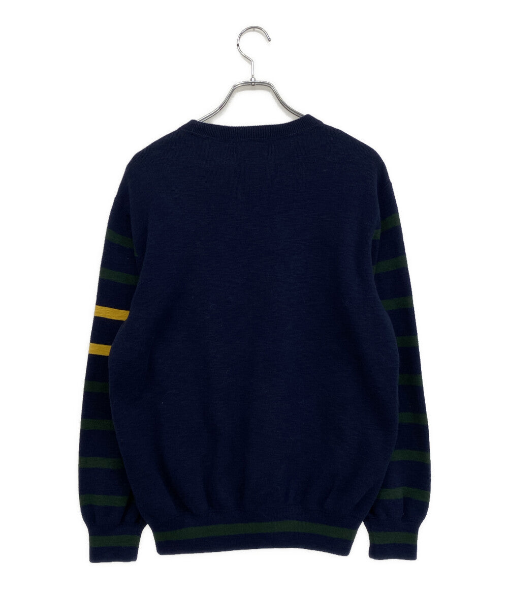 POLO RALPH LAUREN ニット カレッジロゴ メンズ SIZE M ポロ・ラルフローレン