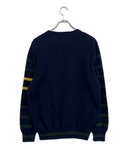 POLO RALPH LAUREN ニット カレッジロゴ メンズ SIZE M ポロ・ラルフローレン