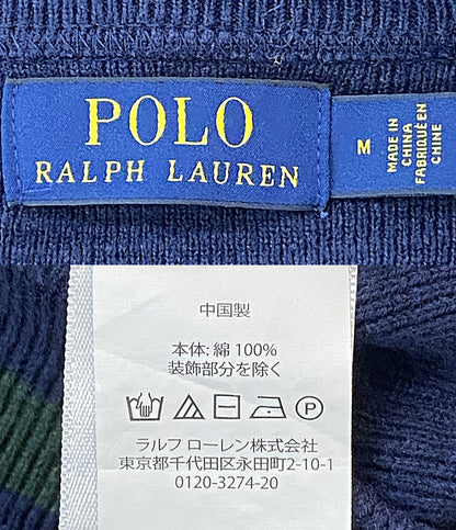 POLO RALPH LAUREN ニット カレッジロゴ メンズ SIZE M ポロ・ラルフローレン