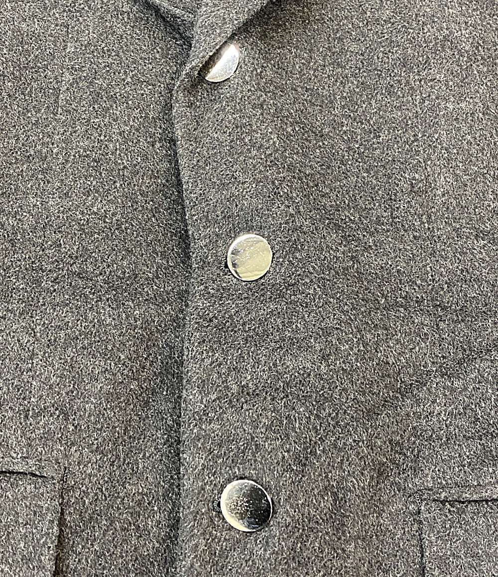 TOMORROWLAND テーラードジャケット カシミヤ2Bジャケット グレー メンズ SIZE 46 トゥモローランド