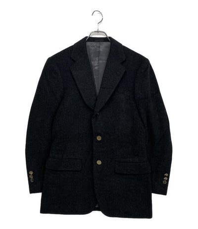 TOMORROWLAND テーラードジャケット カシミヤ2Bジャケット グレー メンズ SIZE 46 トゥモローランド