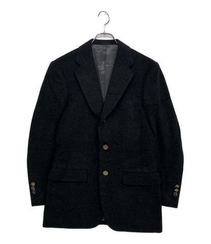 TOMORROWLAND テーラードジャケット カシミヤ2Bジャケット グレー メンズ SIZE 46 トゥモローランド