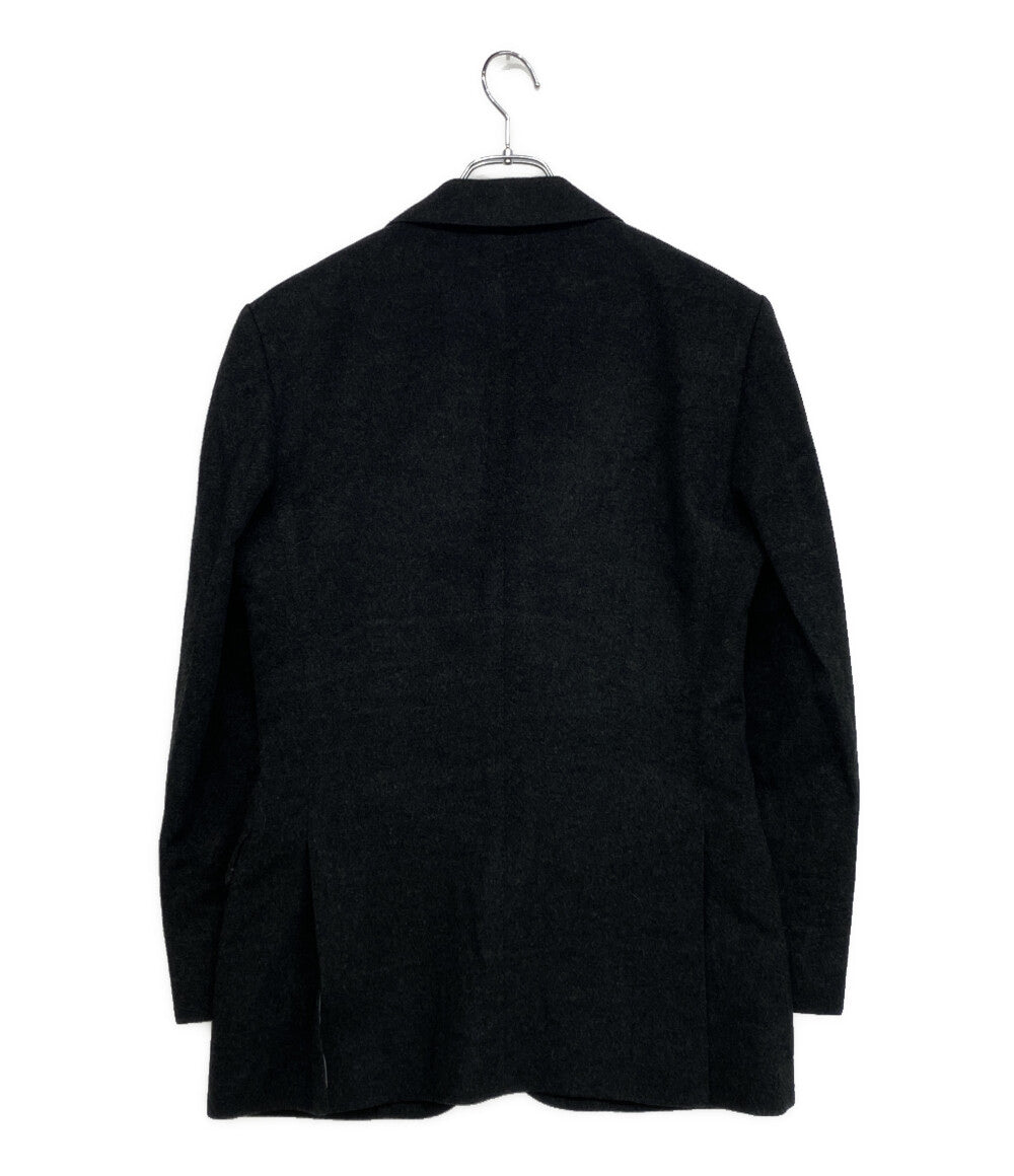 TOMORROWLAND テーラードジャケット カシミヤ2Bジャケット グレー メンズ SIZE 46 トゥモローランド