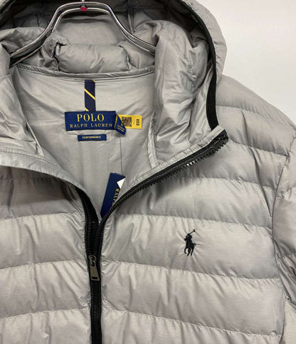 美品 POLO RALPH LAUREN 中綿コート フーディ グレー レディース SIZE XL ポロ・ラルフローレン