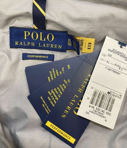 美品 POLO RALPH LAUREN 中綿コート フーディ グレー レディース SIZE XL ポロ・ラルフローレン