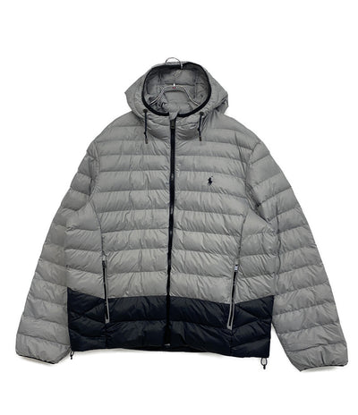 美品 POLO RALPH LAUREN 中綿コート フーディ グレー レディース SIZE XL ポロ・ラルフローレン
