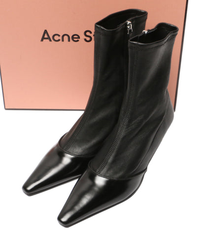美品 ACNE STUDIOS ブーツ fn-wn-shoe000695 ブラック レディース SIZE 38 アクネストゥディオズ