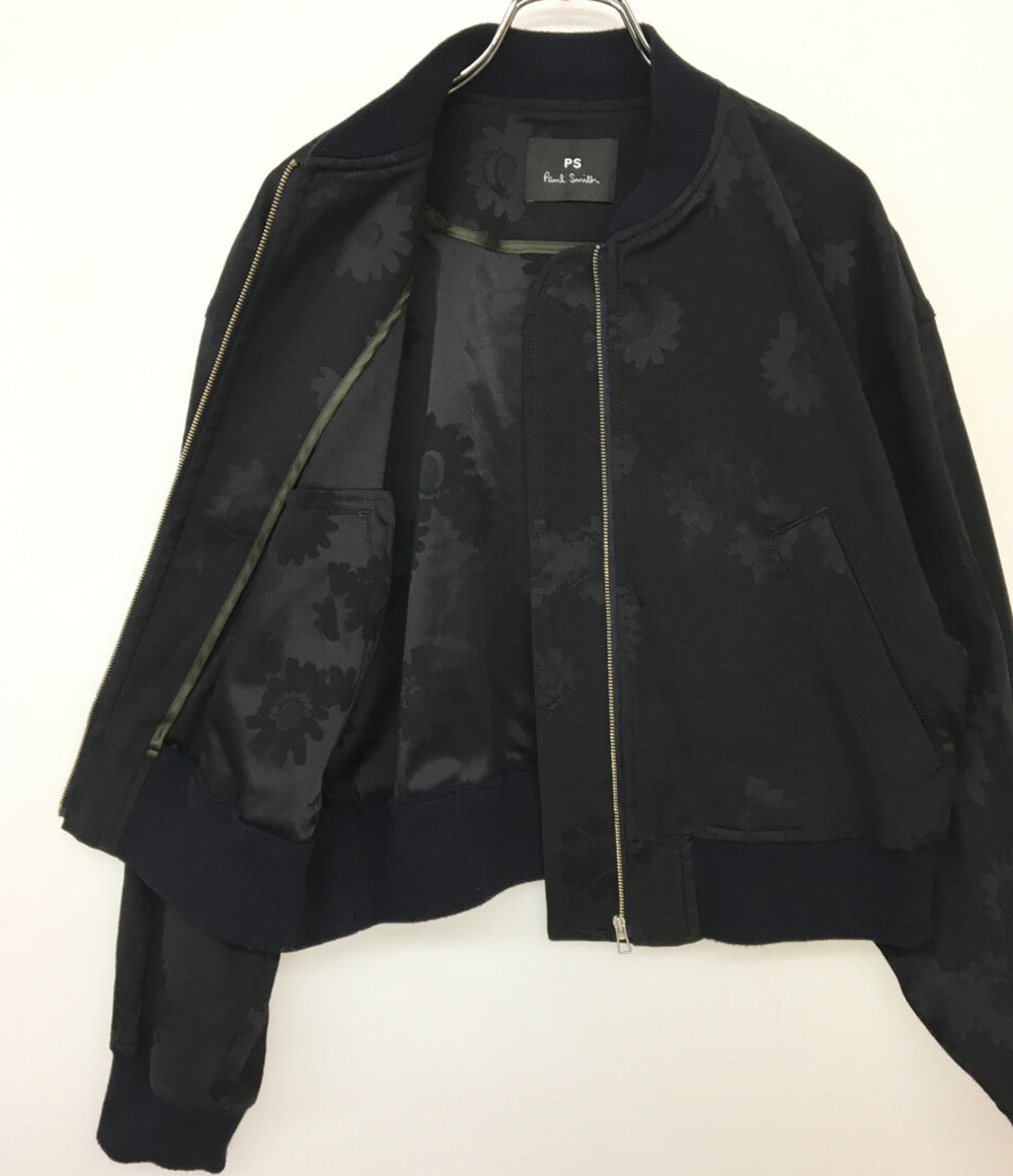 PAUL SMITH ブルゾン ジャガード 花柄 ブラック レディース SIZE 40 ポール・スミス