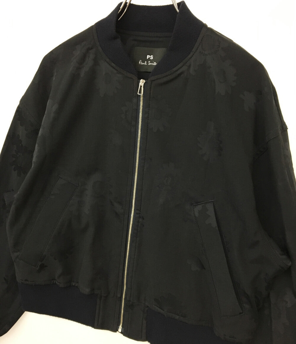 PAUL SMITH ブルゾン ジャガード 花柄 ブラック レディース SIZE 40 ポール・スミス