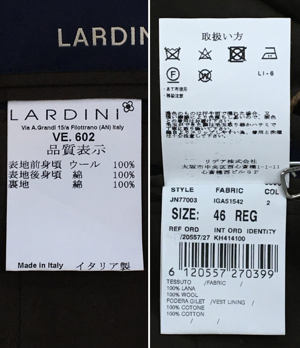 LARDINI ベスト VE.602 メンズ SIZE 46 ラルディーニ