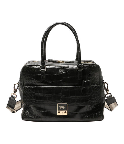 ANYA HINDMARCH トートバッグ カーカー クロコ型押し レディース アニヤハインドマーチ