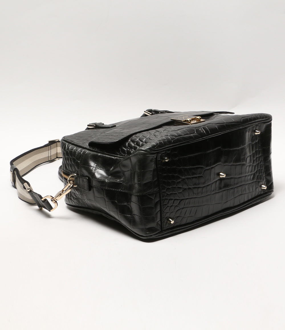 ANYA HINDMARCH トートバッグ カーカー クロコ型押し レディース アニヤハインドマーチ