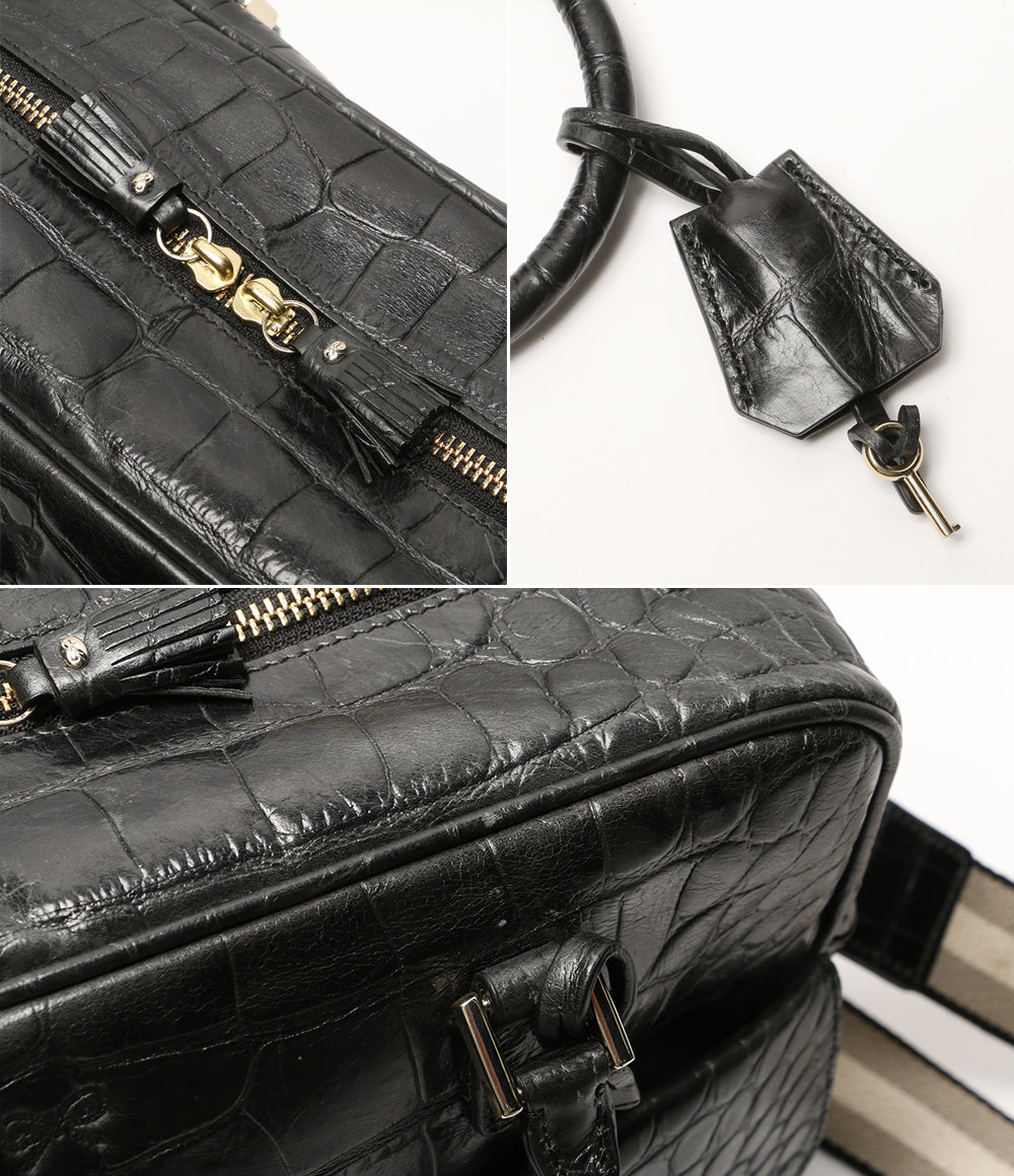 ANYA HINDMARCH トートバッグ カーカー クロコ型押し レディース アニヤハインドマーチ