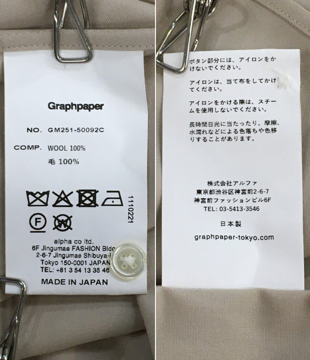 Graphpaper グラフペーパー 長袖シャツ GM251-50092C メンズ SIZE 2
