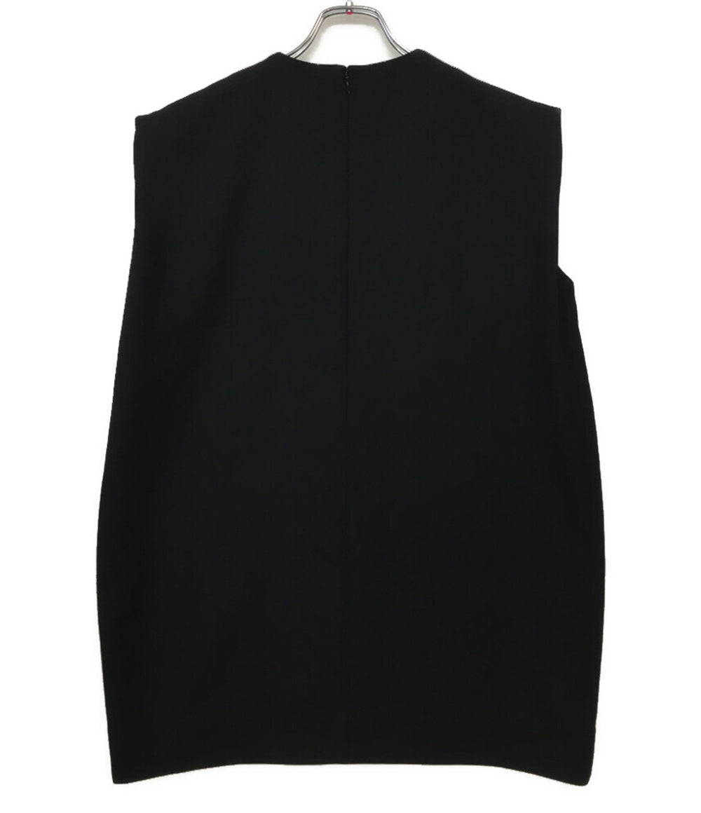 CLANE カットソー スリーブレスロングトップス ブラック レディース SIZE 1 クラネ