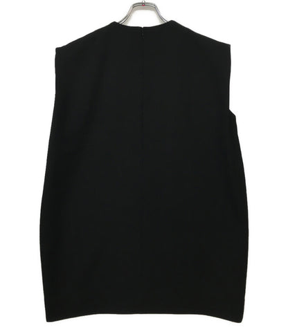 CLANE カットソー スリーブレスロングトップス ブラック レディース SIZE 1 クラネ