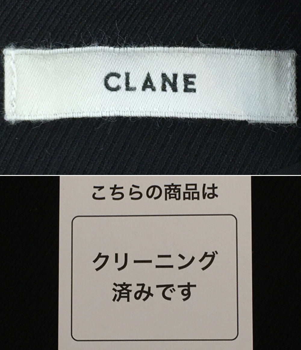 CLANE カットソー スリーブレスロングトップス ブラック レディース SIZE 1 クラネ