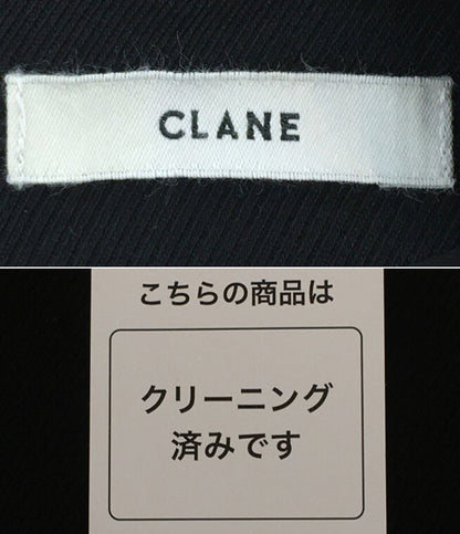 CLANE カットソー スリーブレスロングトップス ブラック レディース SIZE 1 クラネ