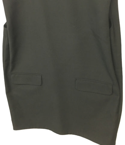 CLANE カットソー スリーブレスロングトップス ブラック レディース SIZE 1 クラネ