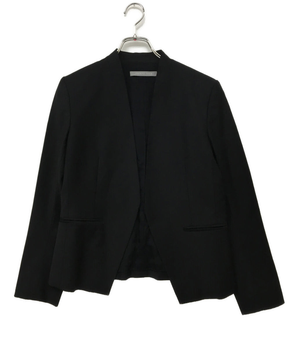 theory luxe 03-9904120 ノーカラージャケット レディース SIZE 40 セオリーリュクス