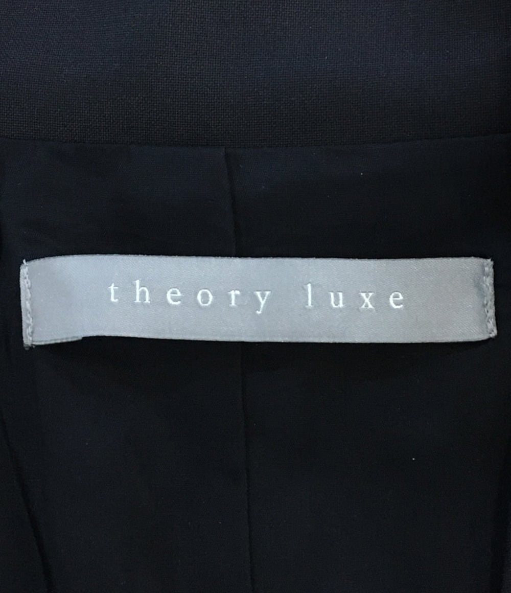 theory luxe 03-9904120 ノーカラージャケット レディース SIZE 40 セオリーリュクス