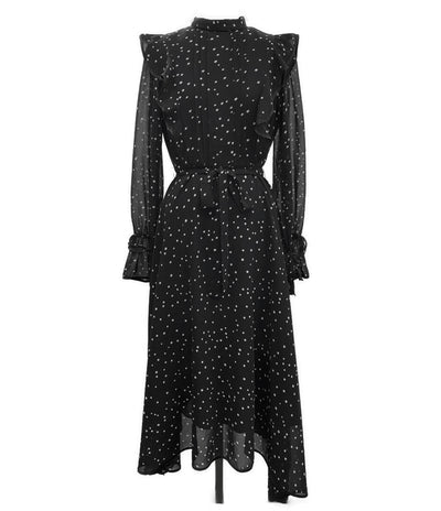 AMERI 長袖ワンピース ブラック スター 017250124 レディース SIZE - アメリ