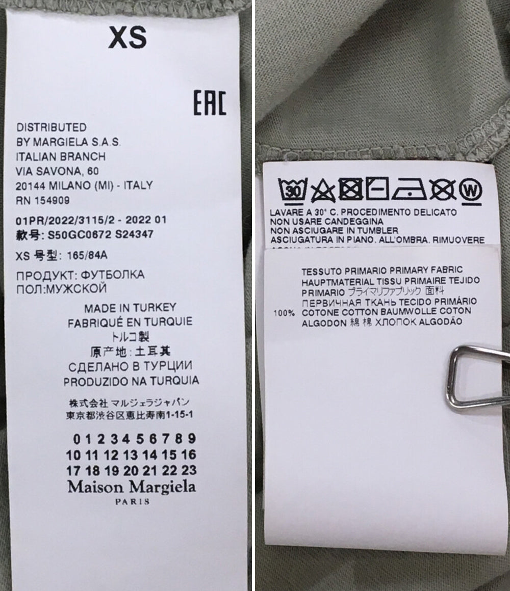 Maison Margiela 半袖Ｔシャツ クルーネック s50gc0672 メンズ SIZE xs メゾンマルジェラ