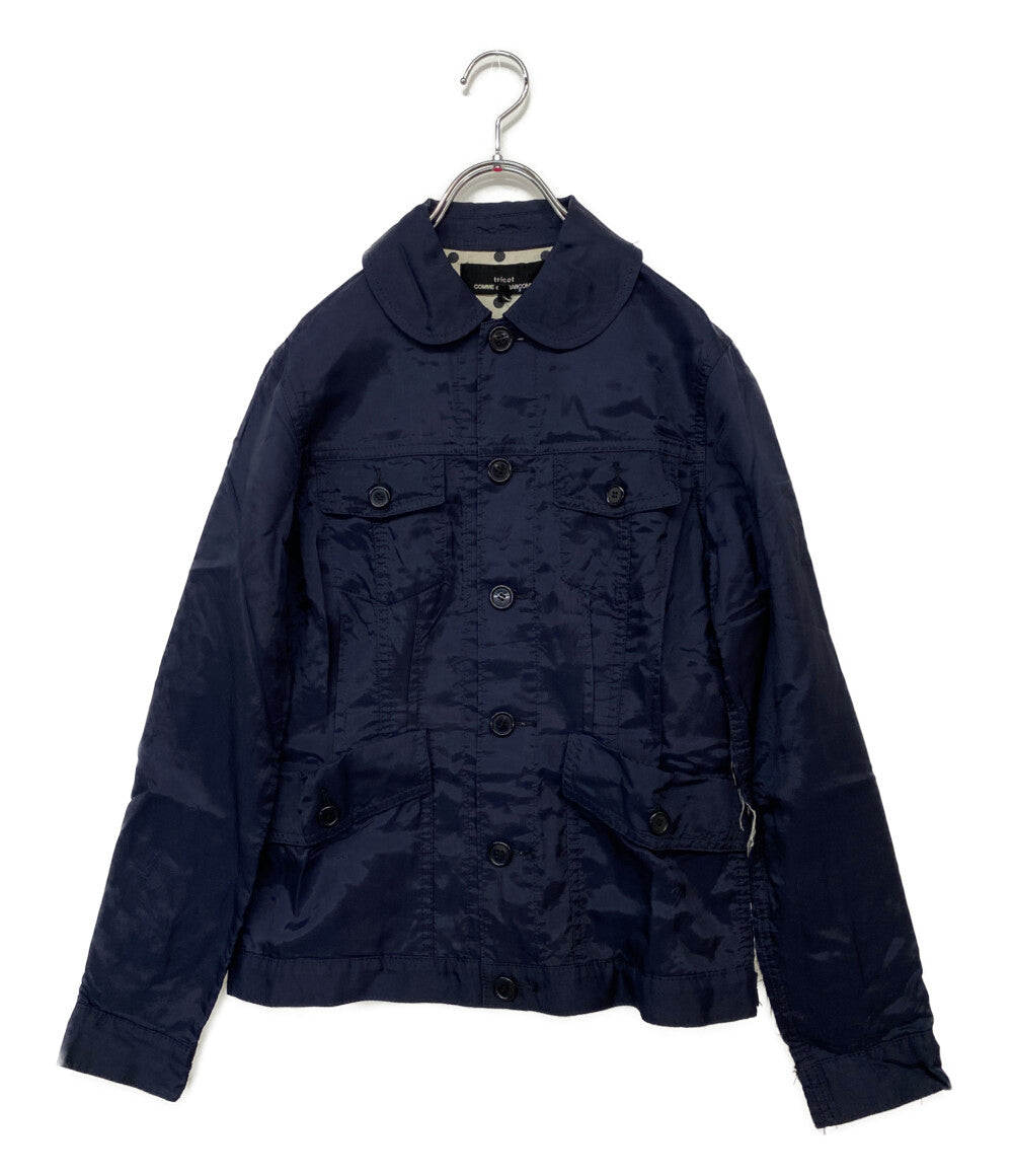 TRICOT COMME des GARCONS ジャケット ネイビー TT-J018 レディース SIZE M トリココムデギャルソン