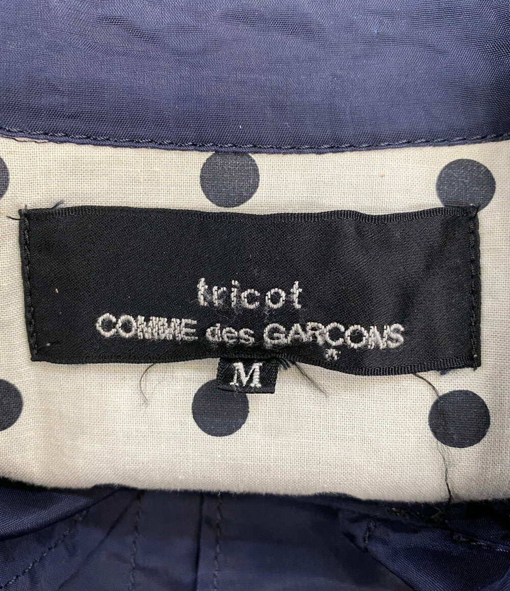 TRICOT COMME des GARCONS ジャケット ネイビー TT-J018 レディース SIZE M トリココムデギャルソン