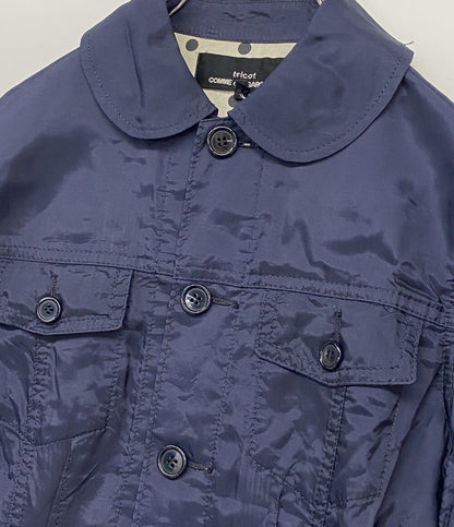 TRICOT COMME des GARCONS ジャケット ネイビー TT-J018 レディース SIZE M トリココムデギャルソン