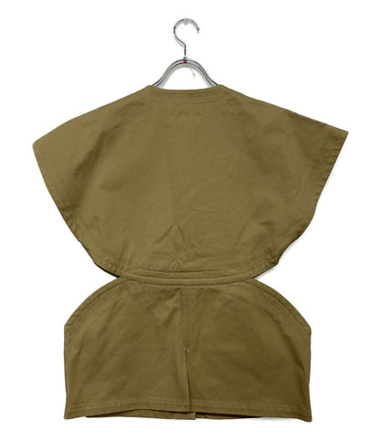 美品 FUMIE TANAKA フミエタナカ ベスト 2025ss diamound cut VE F25S-06 レディース SIZE 2