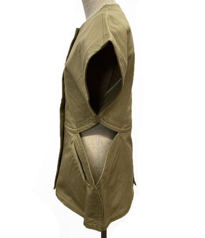 美品 FUMIE TANAKA フミエタナカ ベスト 2025ss diamound cut VE F25S-06 レディース SIZE 2