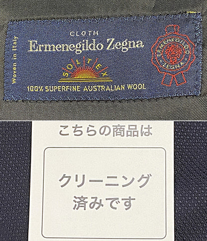 Ermenegildo Zegna スーツ テーラードジャケット ウール ネイビー メンズ SIZE 46 エルメネジルド ゼニア