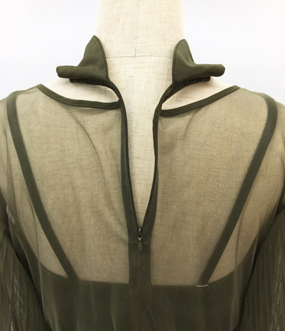 AMERI カットソー チョーカーシアートップス カーキ 0181420080 レディース SIZE - アメリ