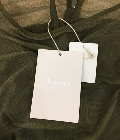 AMERI カットソー チョーカーシアートップス カーキ 0181420080 レディース SIZE - アメリ