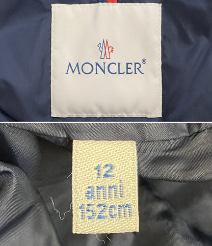 MONCLER ダウンジャケット CAILLE ベロア ネイビー レディース SIZE 12anni モンクレール