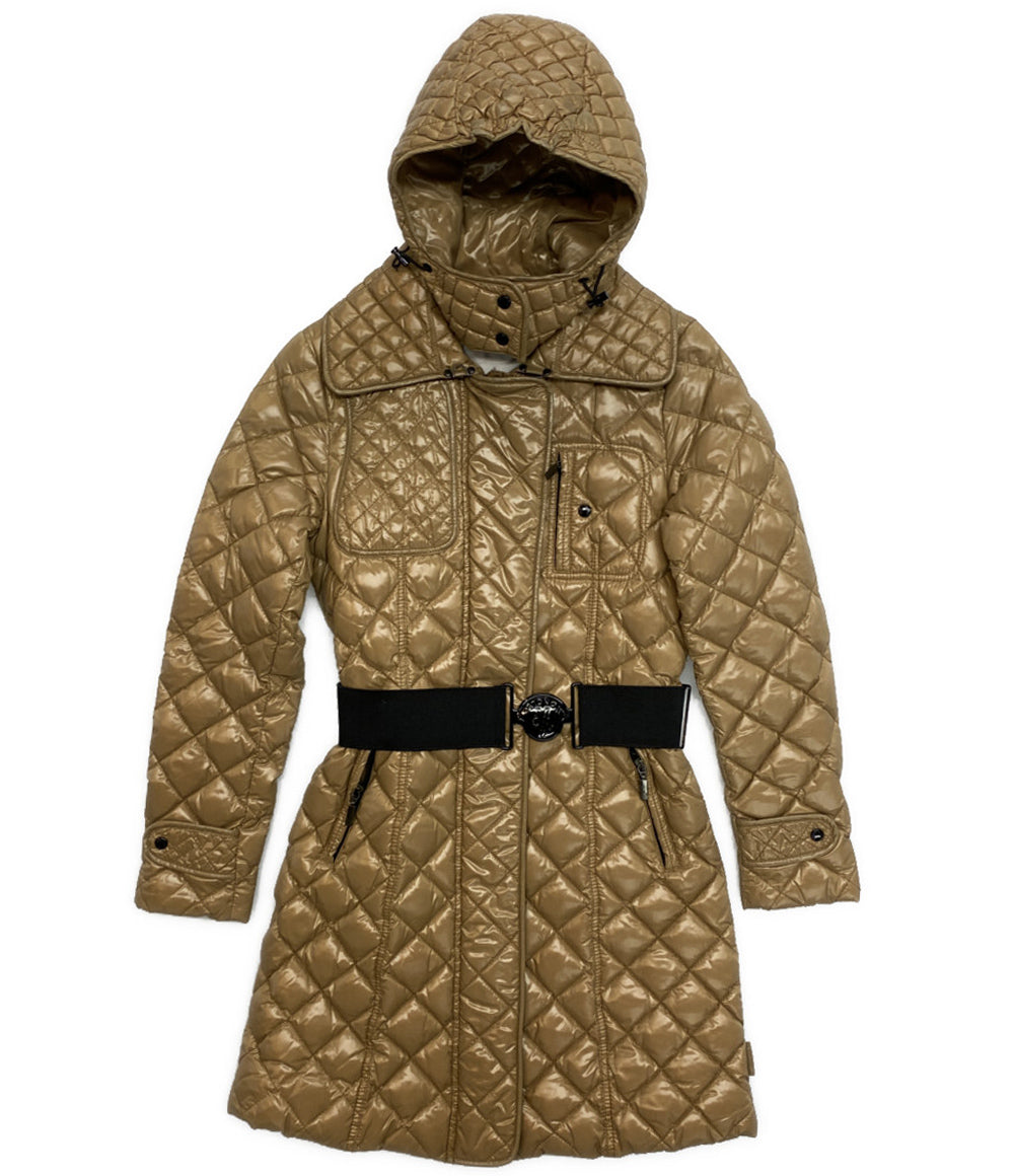 MONCLER キルティングベルト付き ダウンコート レディース SIZE - モンクレール