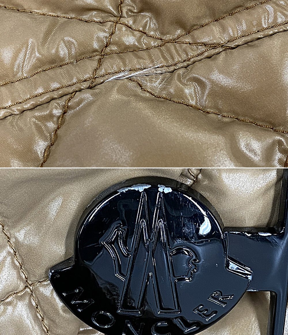 MONCLER キルティングベルト付き ダウンコート レディース SIZE - モンクレール