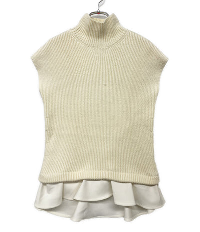 YOKO CHAN ニット ペプラムノースニット YCN-415-035 レディース SIZE 36 ヨーコチャン